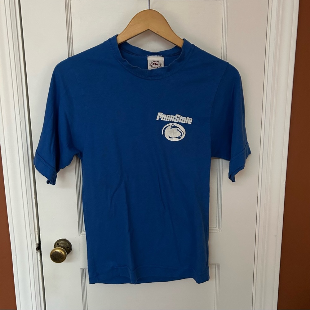 Vintage Penn State University Blue Logo Tee